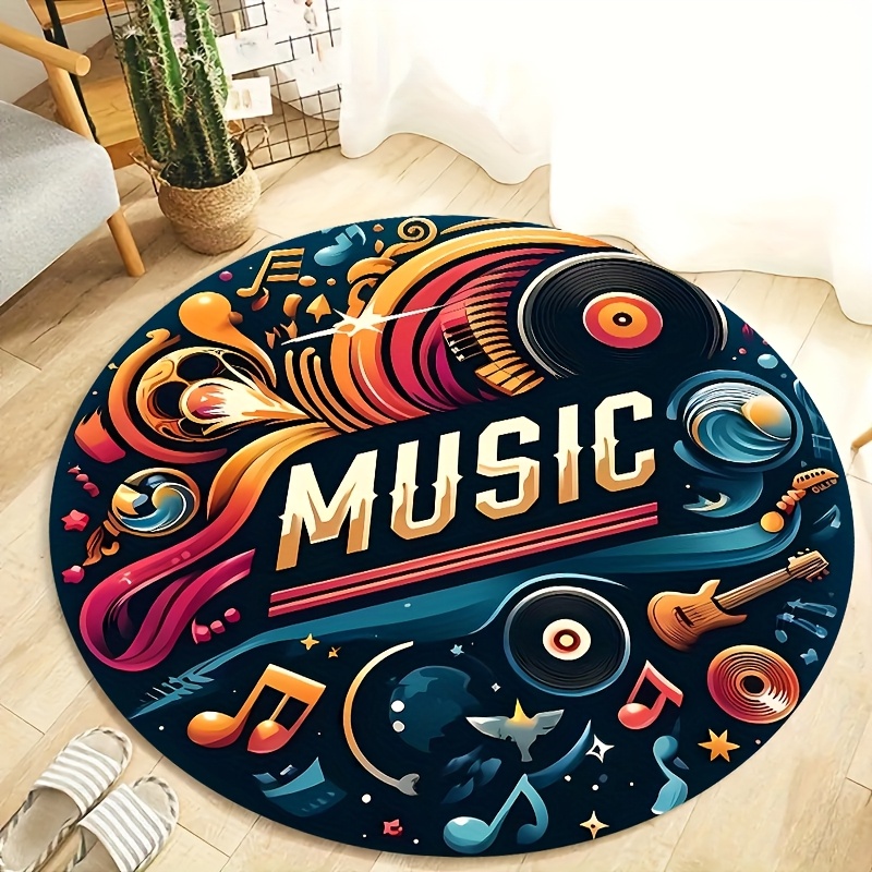 Commercial Vinyl Printing Machine - Retro Music Vinyl Record Round Area