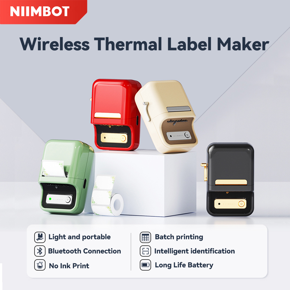 Commercial Label Printing Machine - Niimbot B21 Label Maker Tag Price