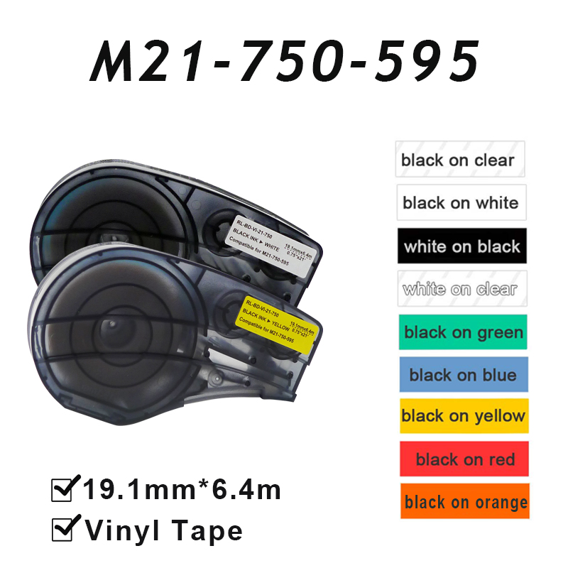 Commercial Vinyl Printing - Multicolor M21-750-595 19.1mmx6.4m(0.75