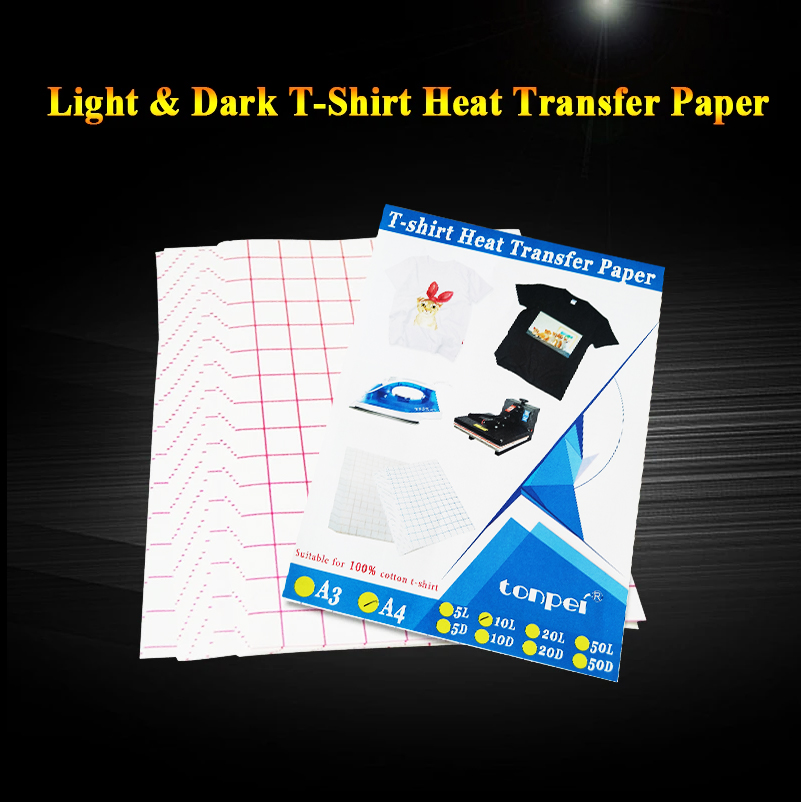 10 Sheets Inkjet Heat Transfer - White Toner Transfer Paper 评论和价格