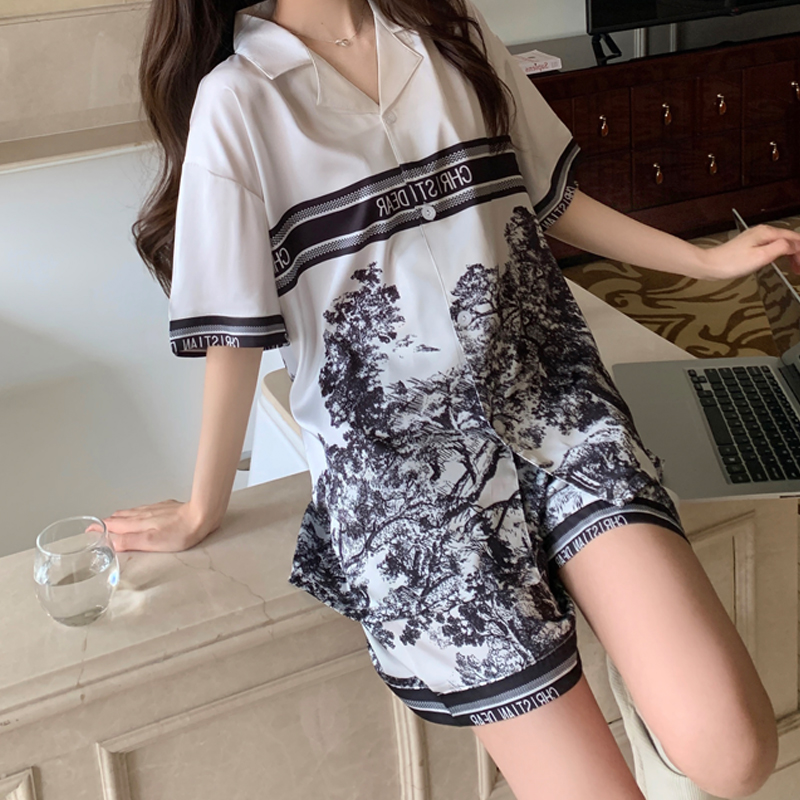 summer Women's Pajamas Set Lux - Direct To Garment Ink 评论和价格
