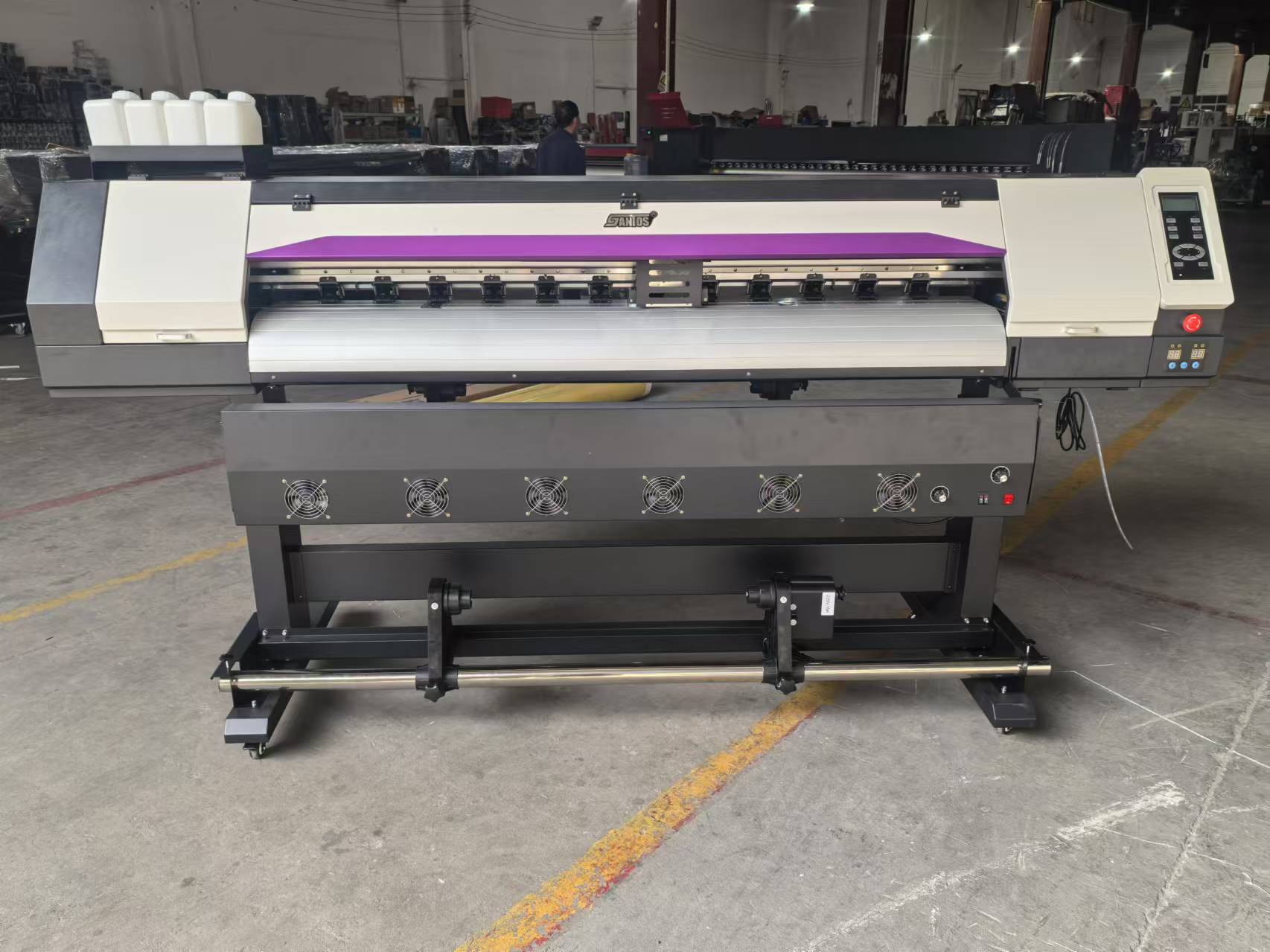 Newest Inkjet Large Format Pri - Commercial Vinyl Printing Machine 评论和价格