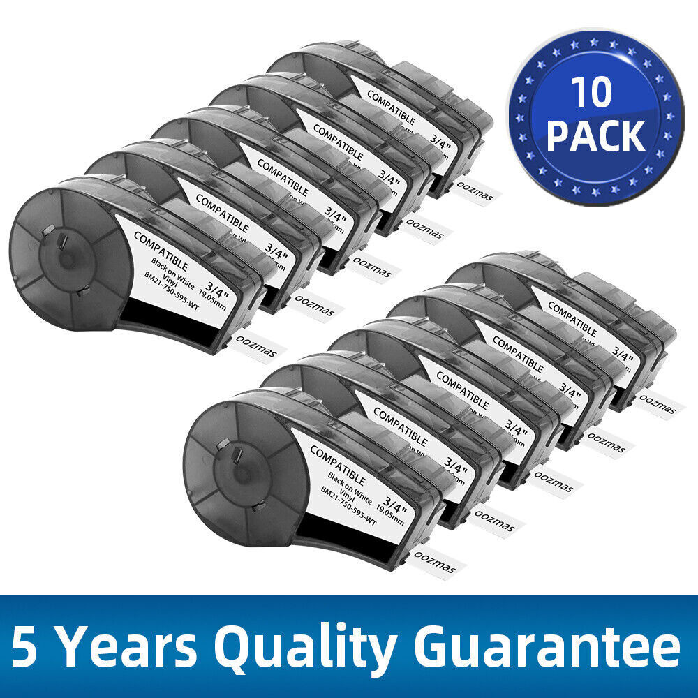 1-10PK Compatible for Brady BM - Commercial Vinyl Printing 评论和价格