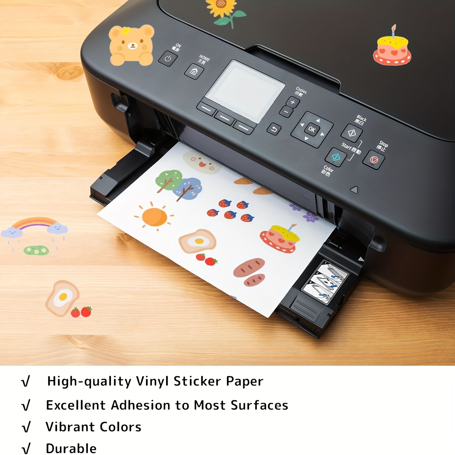50 Sheets A4 PET Printable Vin - Commercial Vinyl Printing 评论和价格