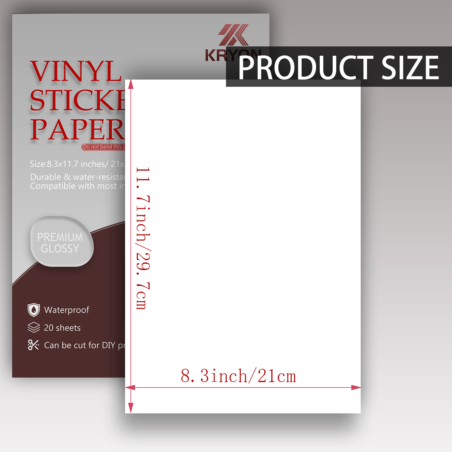 Glossy White Printable Vinyl S - Commercial Vinyl Printing 评论和价格