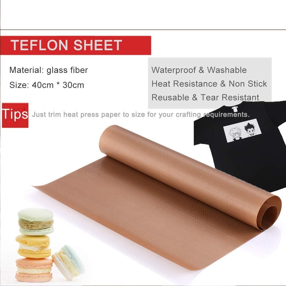 Te-flon Sheet for Heat Press,  - Heat Press Teflon Sheet 评论和价格