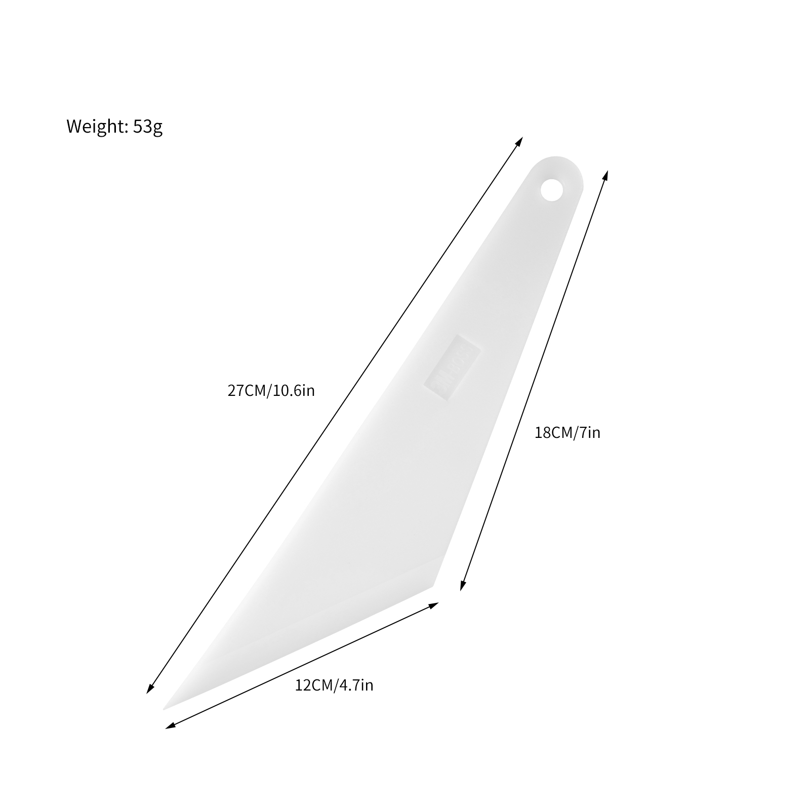 White Triangle Plastic Scraper - White Toner Transfer Paper 评论和价格